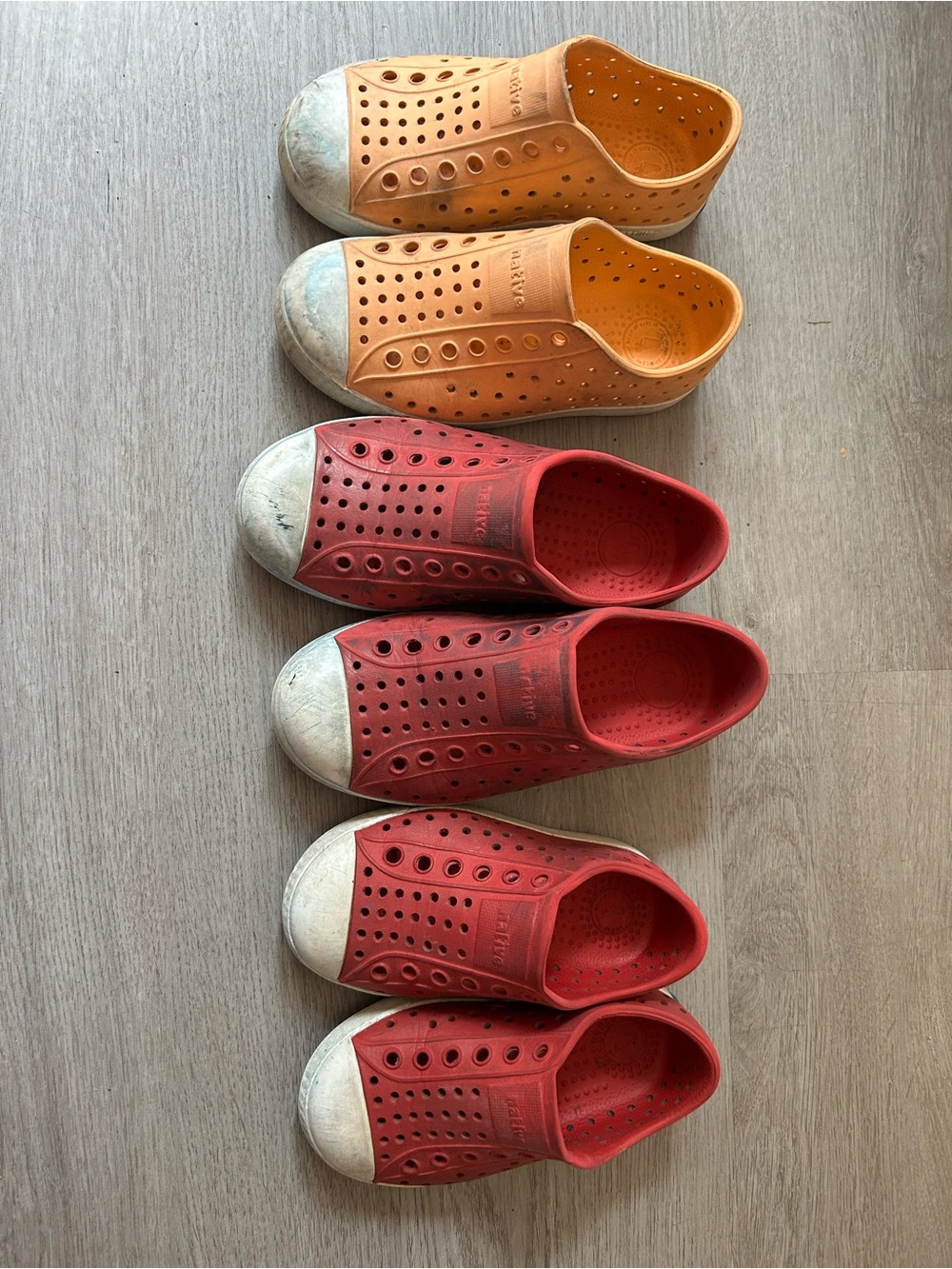 Three Pairs - Kids Native Water Shoes